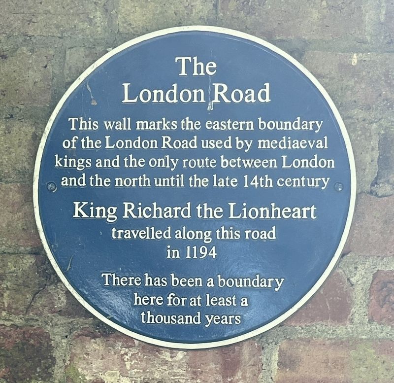The London Road Marker. Click for full size. The London Road Marker image. Click for full size.