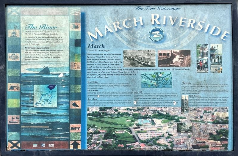 March Riverside Marker. Click for full size. March Riverside Marker image. Click for full size.