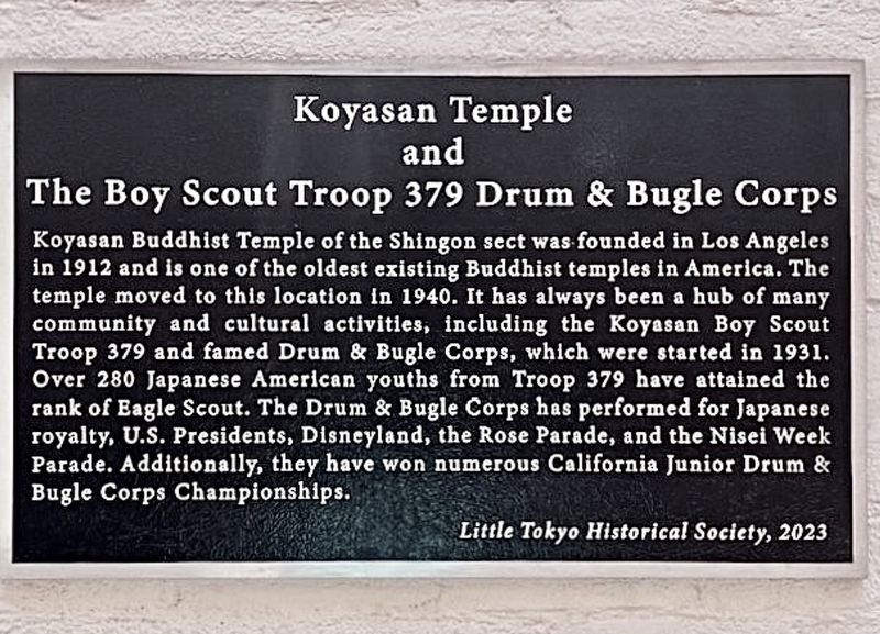 Koyasan Temple Marker image. Click for full size.