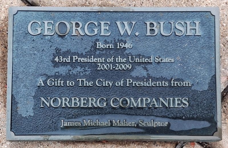George W. Bush Marker image. Click for full size.