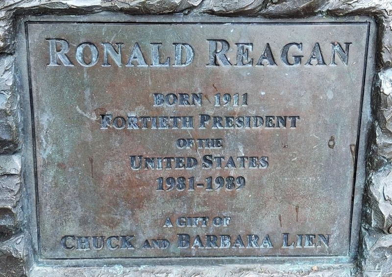 Ronald Reagan Marker image. Click for full size.