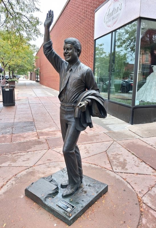 Jimmy Carter Marker and Sculpture. Click for full size. Jimmy Carter Marker and Sculpture image. Click for full size.