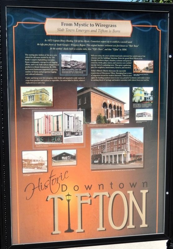 From Mystic to Wiregrass Marker. Click for full size. From Mystic to Wiregrass Marker image. Click for full size.