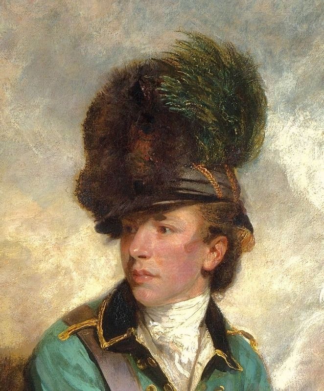 Portrait of Banastre Tarleton by Joshua Reynolds, c. 1782 image. Click for full size.