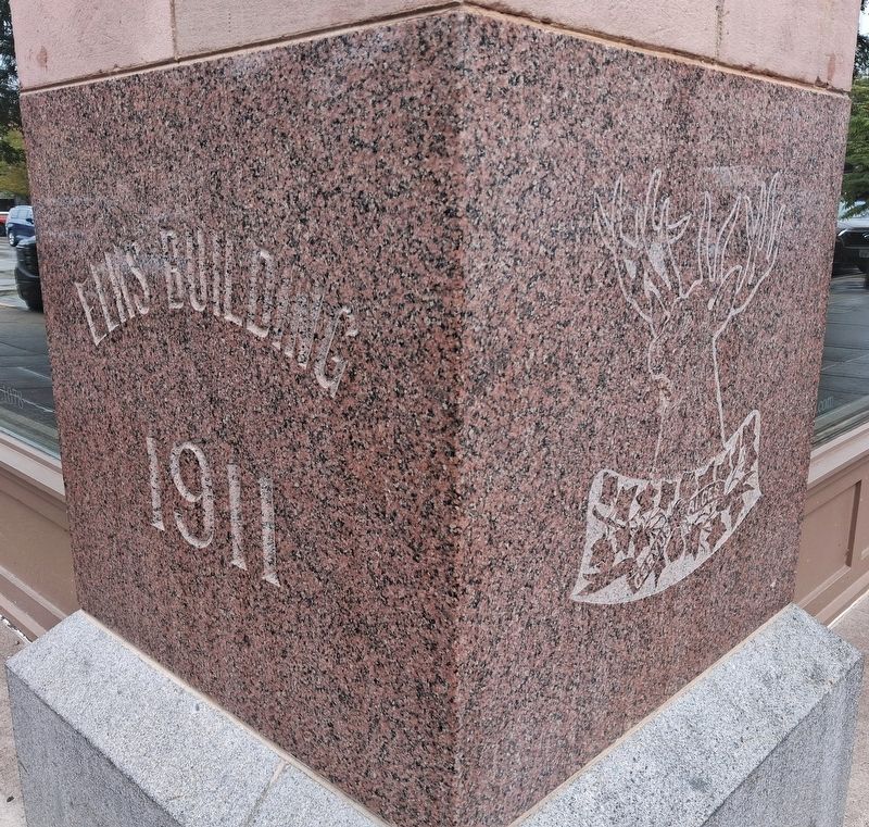 Elks Building Cornerstone image. Click for full size.