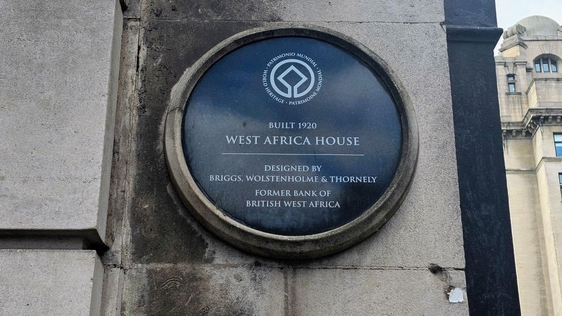 West Africa House Marker. Click for full size. West Africa House Marker image. Click for full size.