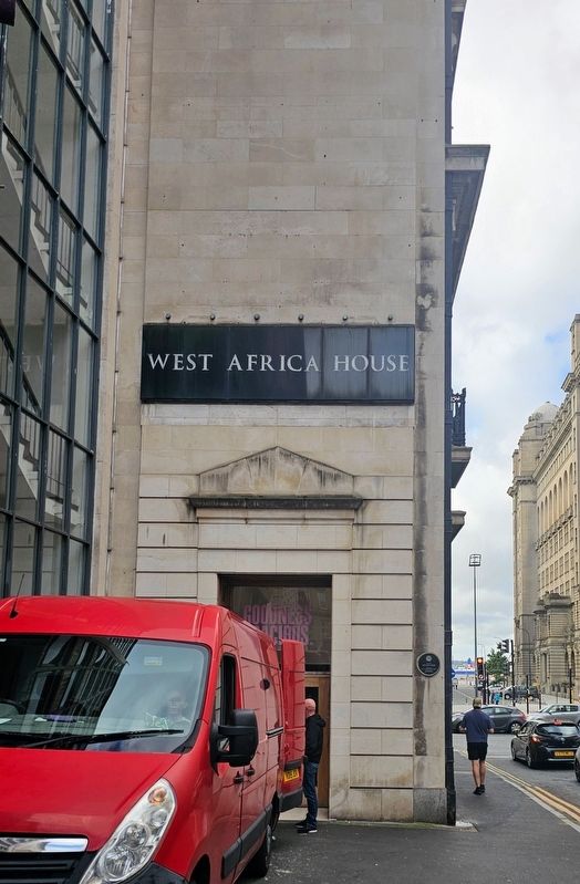 West Africa House Marker. Click for full size. West Africa House Marker image. Click for full size.