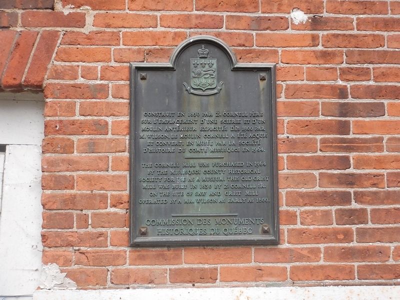 Cornell Mill Marker. Click for full size. Cornell Mill Marker image. Click for full size.