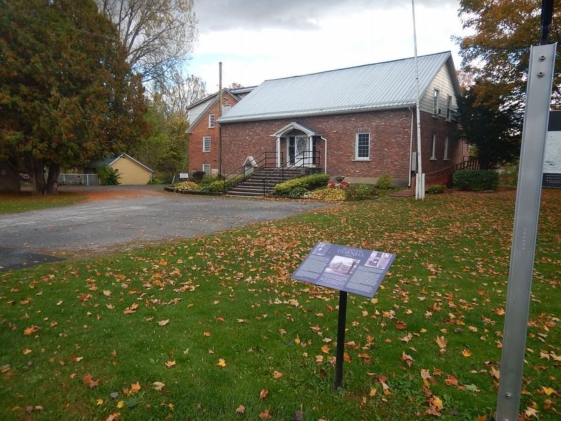 Wideview of Cornell Mill Marker. Click for full size. Wideview of Cornell Mill Marker image. Click for full size.