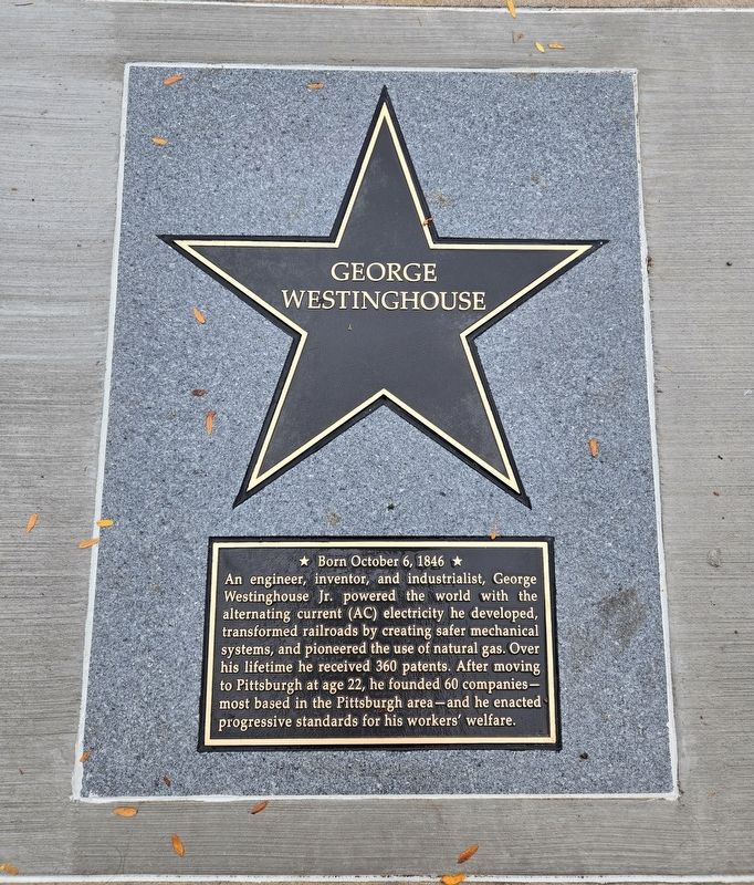 George Westinghouse Marker image. Click for full size.