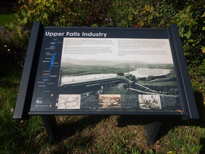 Upper Falls Industry Marker. Click for full size. Upper Falls Industry Marker image. Click for full size.
