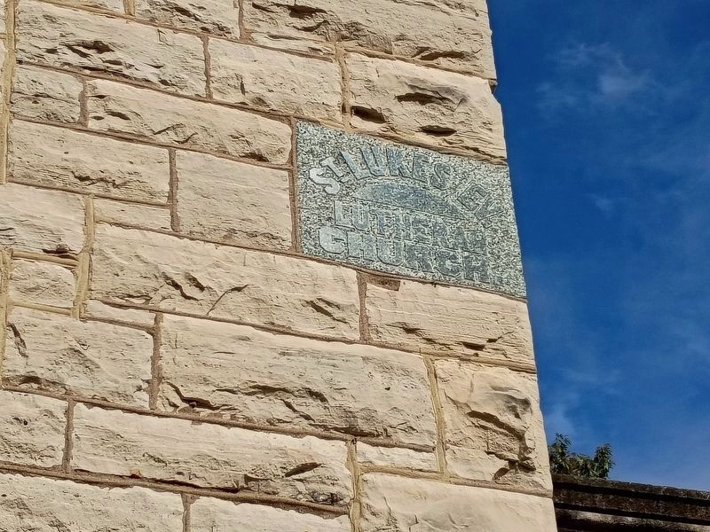 St. Luke's Evangelical Lutheran Church Marker image. Click for full size.