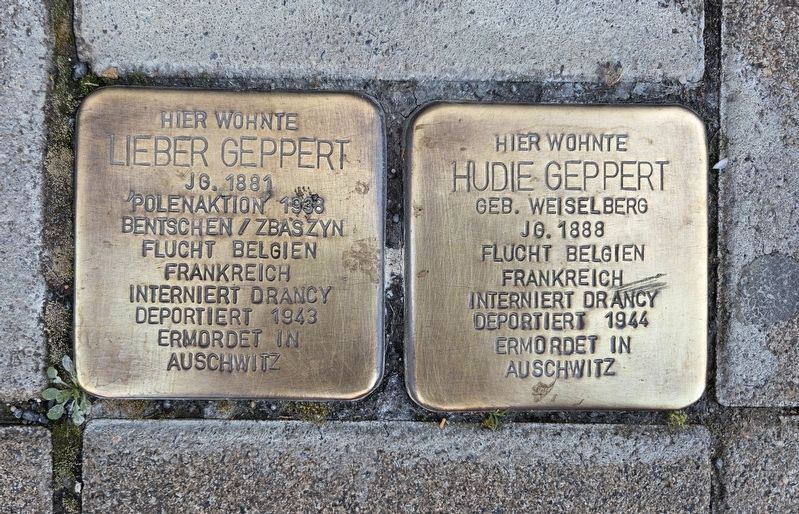 Hudie Geppert Marker. Click for full size. Hudie Geppert Marker image. Click for full size.