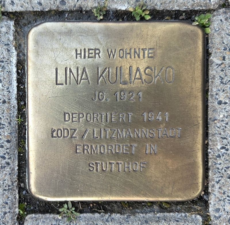 Lina Kuliasko Marker. Click for full size. Lina Kuliasko Marker image. Click for full size.