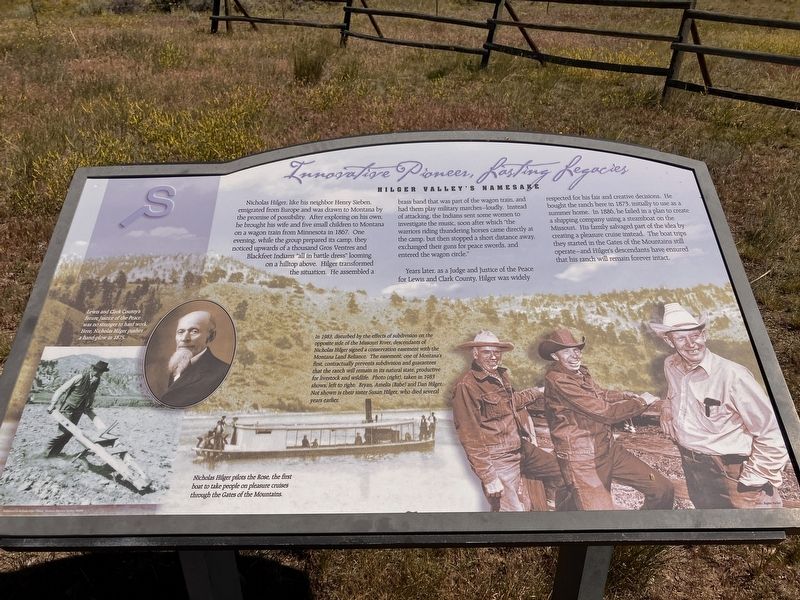 Innovative Pioneer, Lasting Legacies Marker image. Click for full size.
