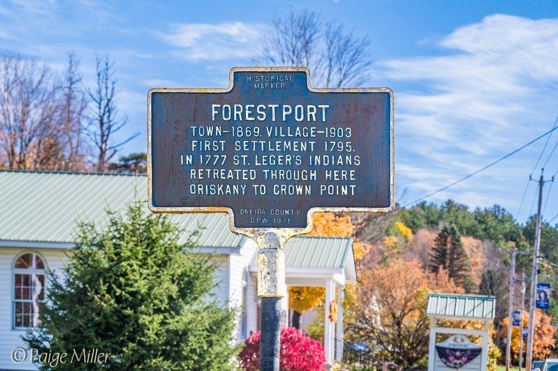 Forestport Marker image. Click for full size.
