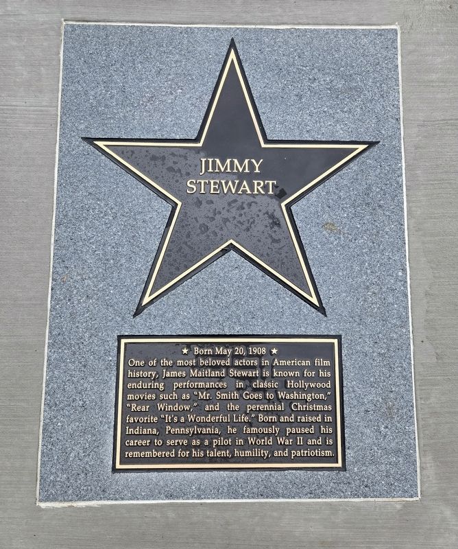 Jimmy Stewart Marker image. Click for full size.
