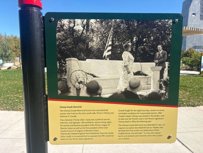 Cheney-Goode Memorial Marker image. Click for full size.