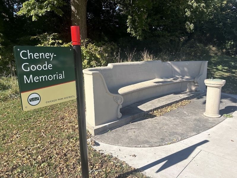 Cheney-Goode Memorial image. Click for full size.