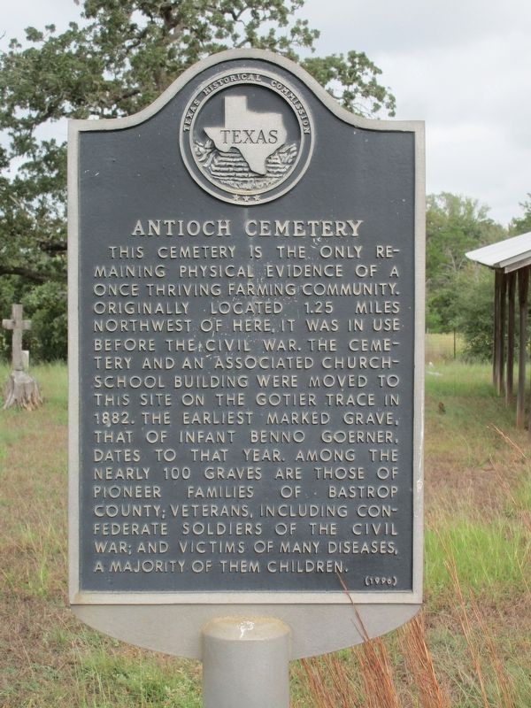 Antioch Cemetery Marker image. Click for full size.