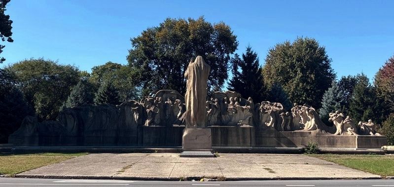 Fountain of Time, by Lorado Taft. Click for full size. Fountain of Time, by Lorado Taft image. Click for full size.