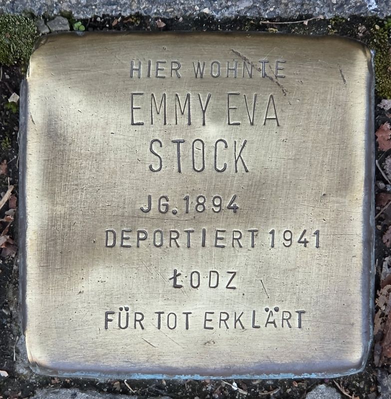 Emmy Eva Stock Marker. Click for full size. Emmy Eva Stock Marker image. Click for full size.