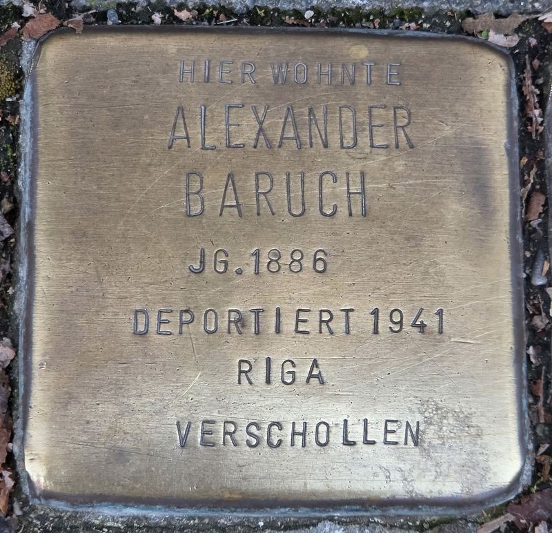 Alexander Baruch Marker. Click for full size. Alexander Baruch Marker image. Click for full size.