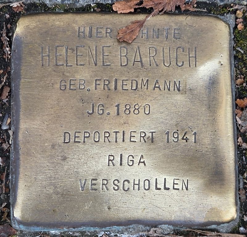 Helene Baruch Marker. Click for full size. Helene Baruch Marker image. Click for full size.