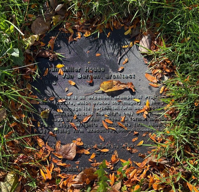 Allan Miller House Marker image. Click for full size.