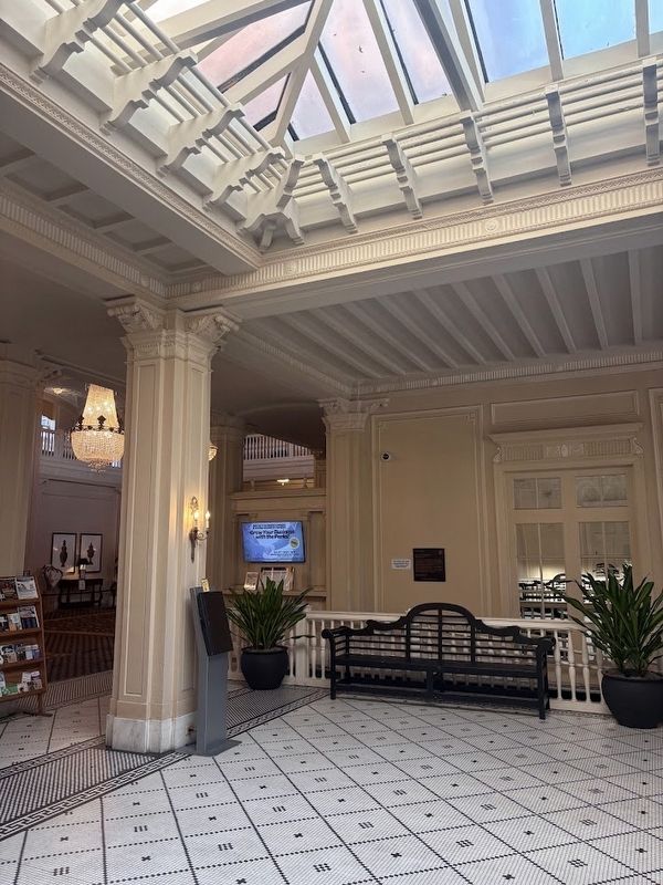South Shore Cultural Center Marker in the building's lobby image. Click for full size.