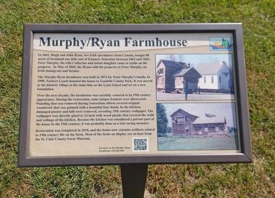 Murphy/Ryan Farmhouse Marker image. Click for full size.