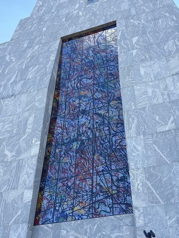 <i>Uprising of the Sun</i> at the Obama Center image. Click for full size.