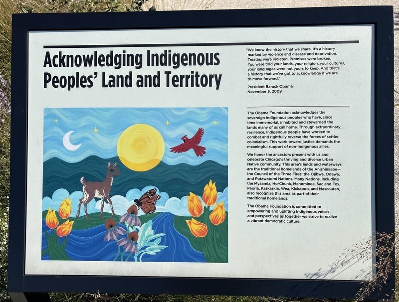 Acknowledging Indigenous Peoples' Land and Territory Marker image. Click for full size.