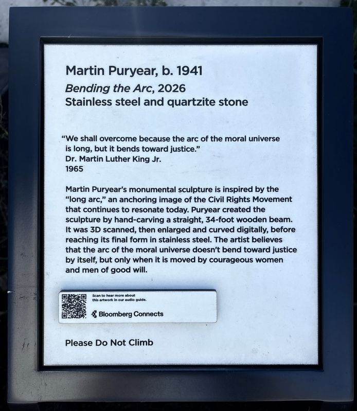 Martin Puryear, b. 1941 Marker. Click for full size. Martin Puryear, b. 1941 Marker image. Click for full size.