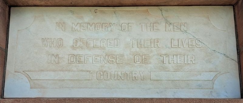 War Memorial Dedication Marker image. Click for full size.