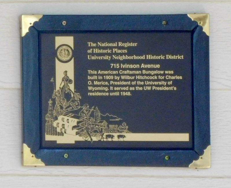 715 Ivinson Avenue Marker image. Click for full size.