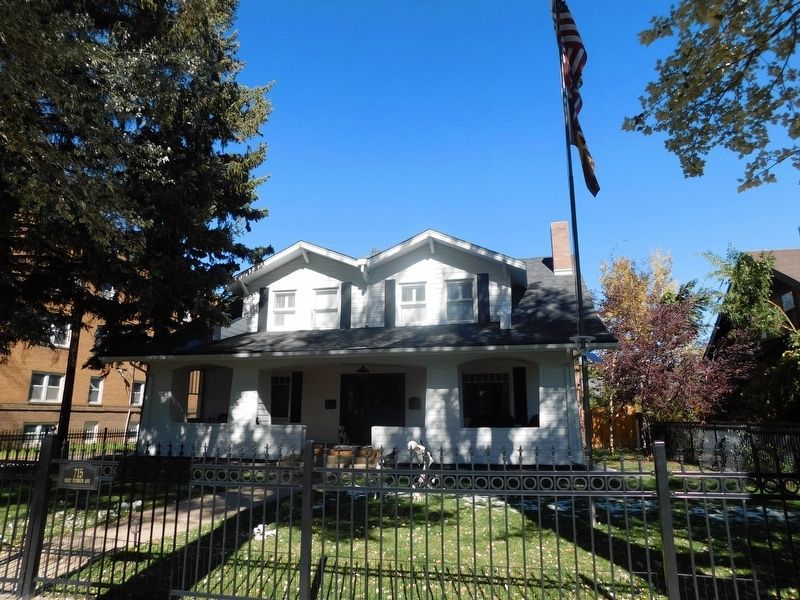715 Ivinson Avenue House & Marker image. Click for full size.