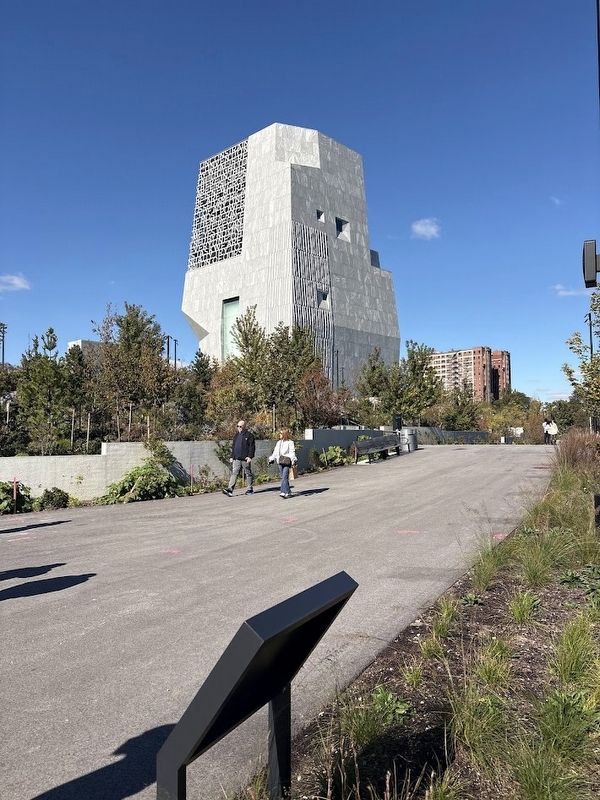Let's Keep Moving Marker at the Obama Center image. Click for full size.