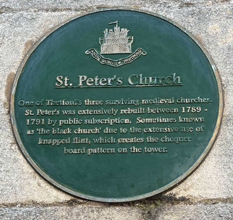St. Peter's Church Marker image. Click for full size.
