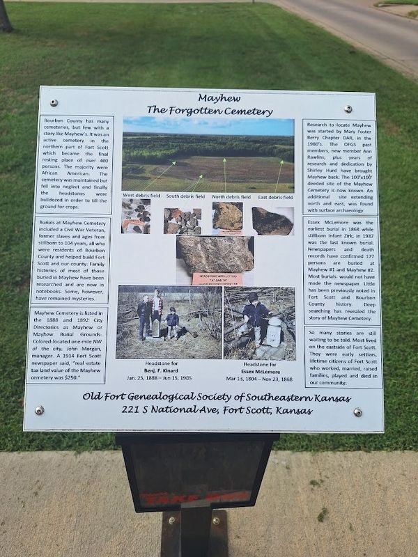 Mayhew Marker image. Click for full size.