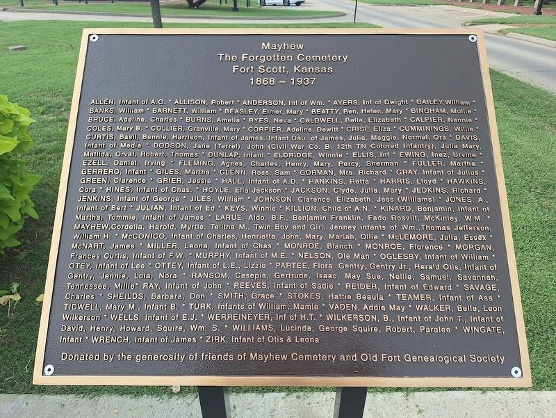 Mayhew Marker image. Click for full size.