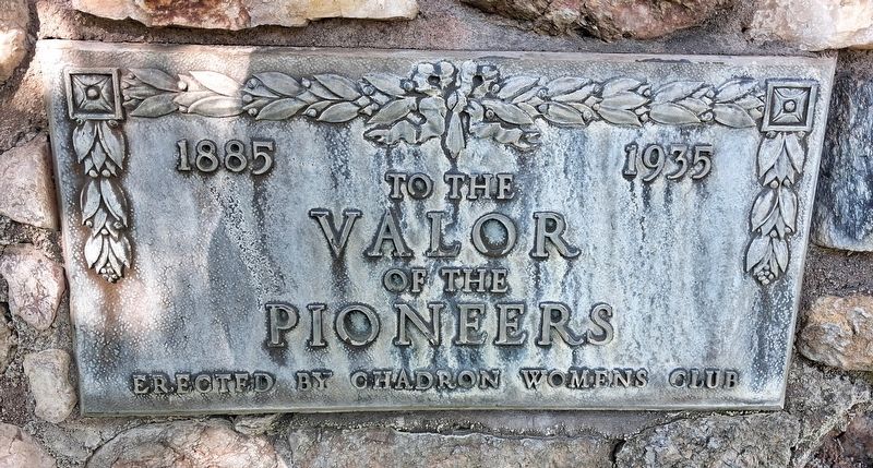 Pioneers Memorial image. Click for full size.