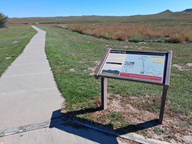 Fossil Hills Trail Marker image. Click for full size.