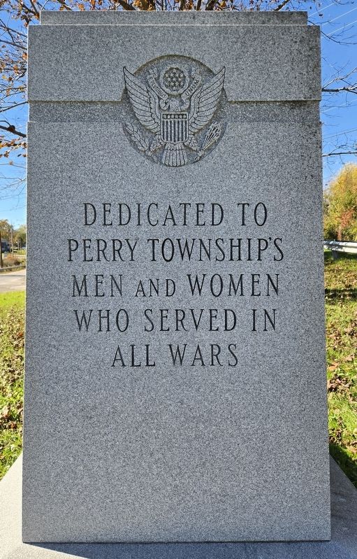 Perry Township Veterans Memorial image. Click for full size.